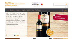 Desktop Screenshot of my-wine.ch
